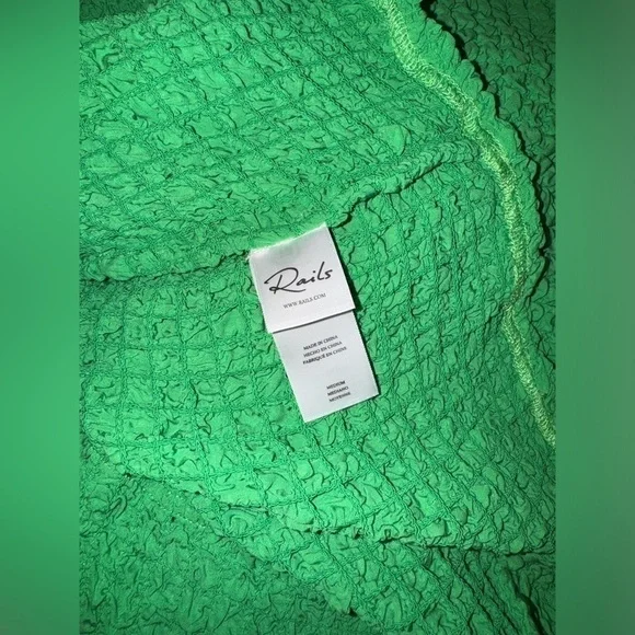 Rails Green Mini Dress - Picture 6 of 8